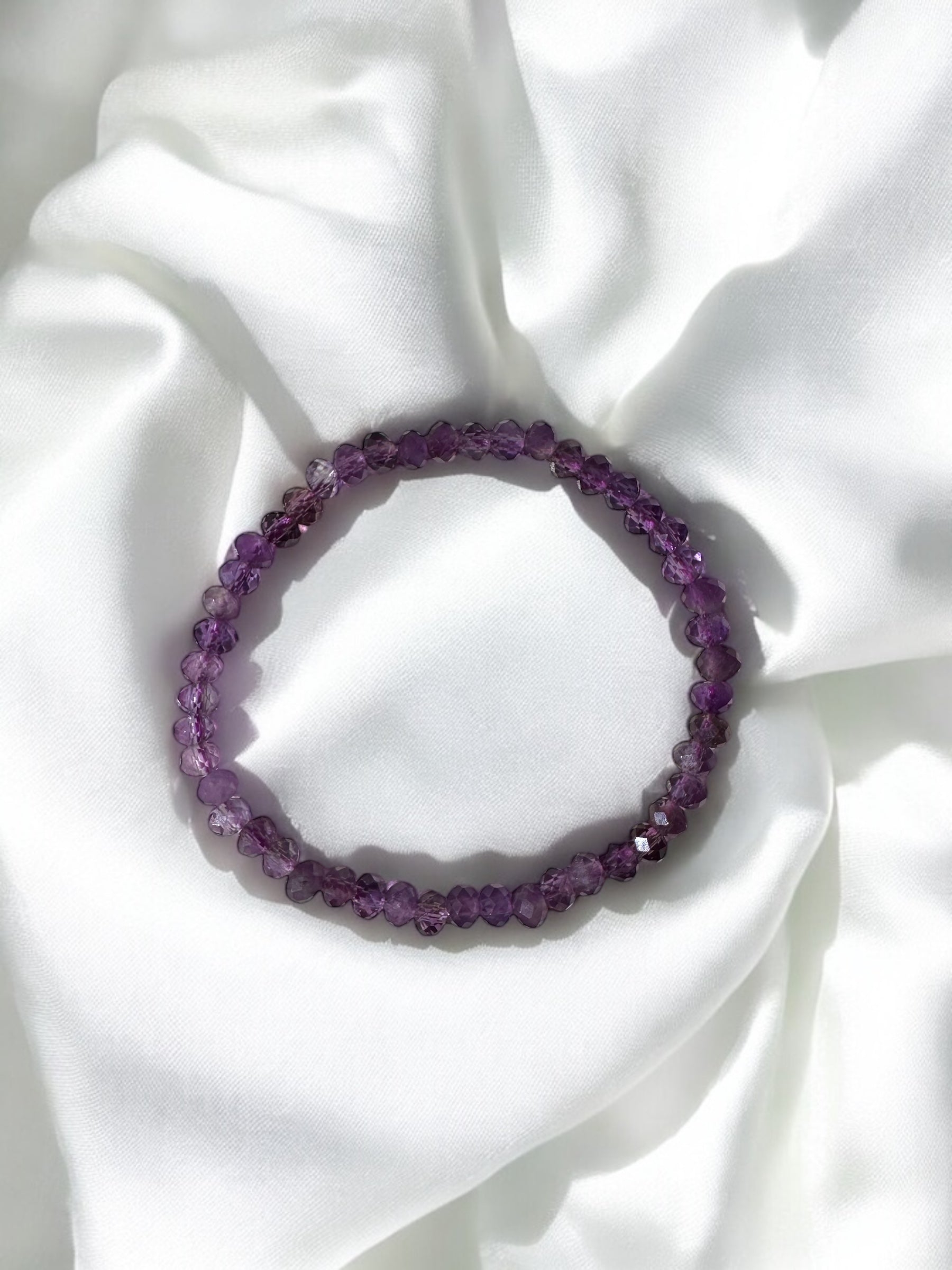 PULSERA FACETADA | AMATISTA | CALMA | CONEXIÓN ESPIRITUAL