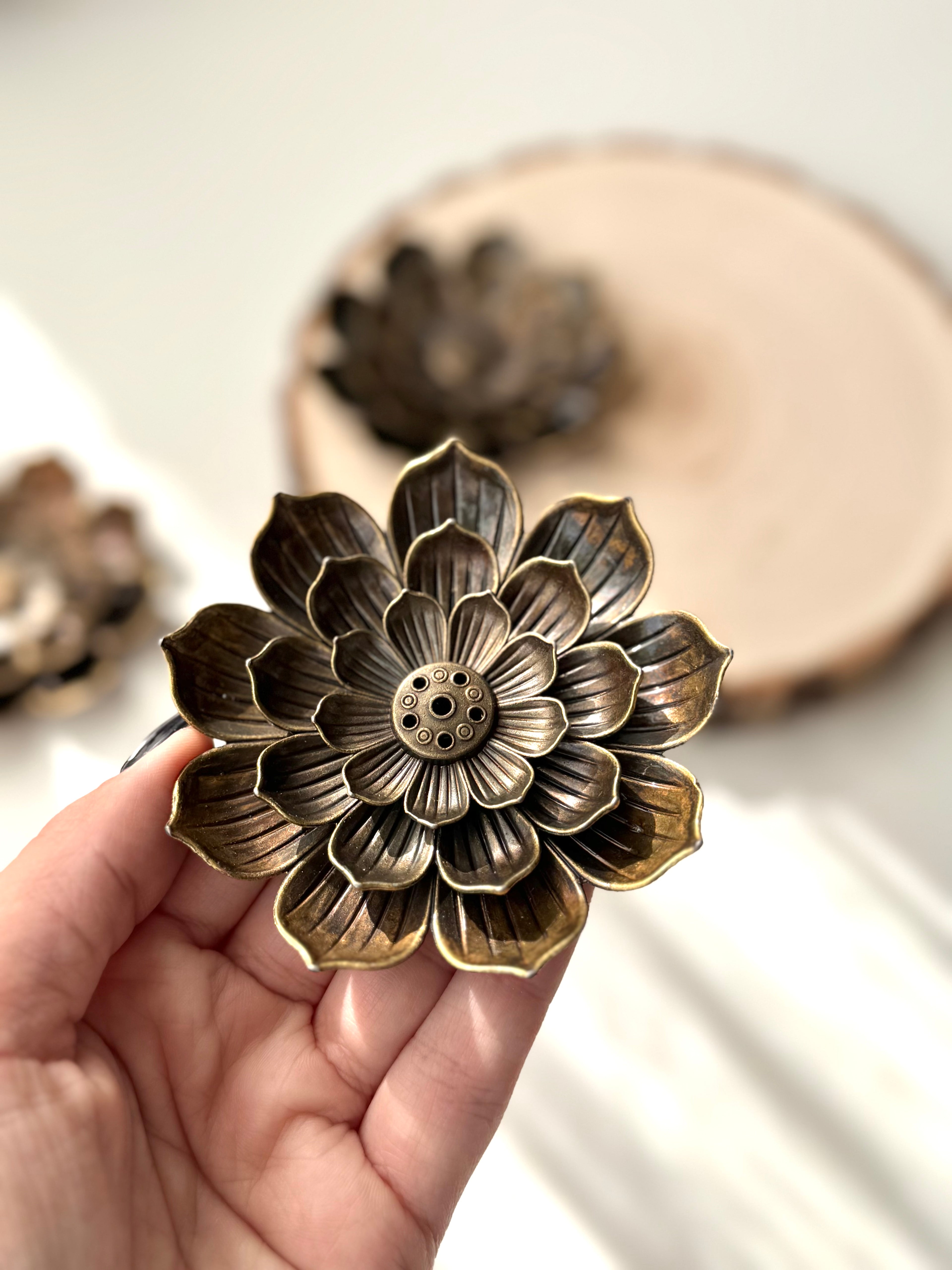 PORTA INCIENSO FLOR LOTTO