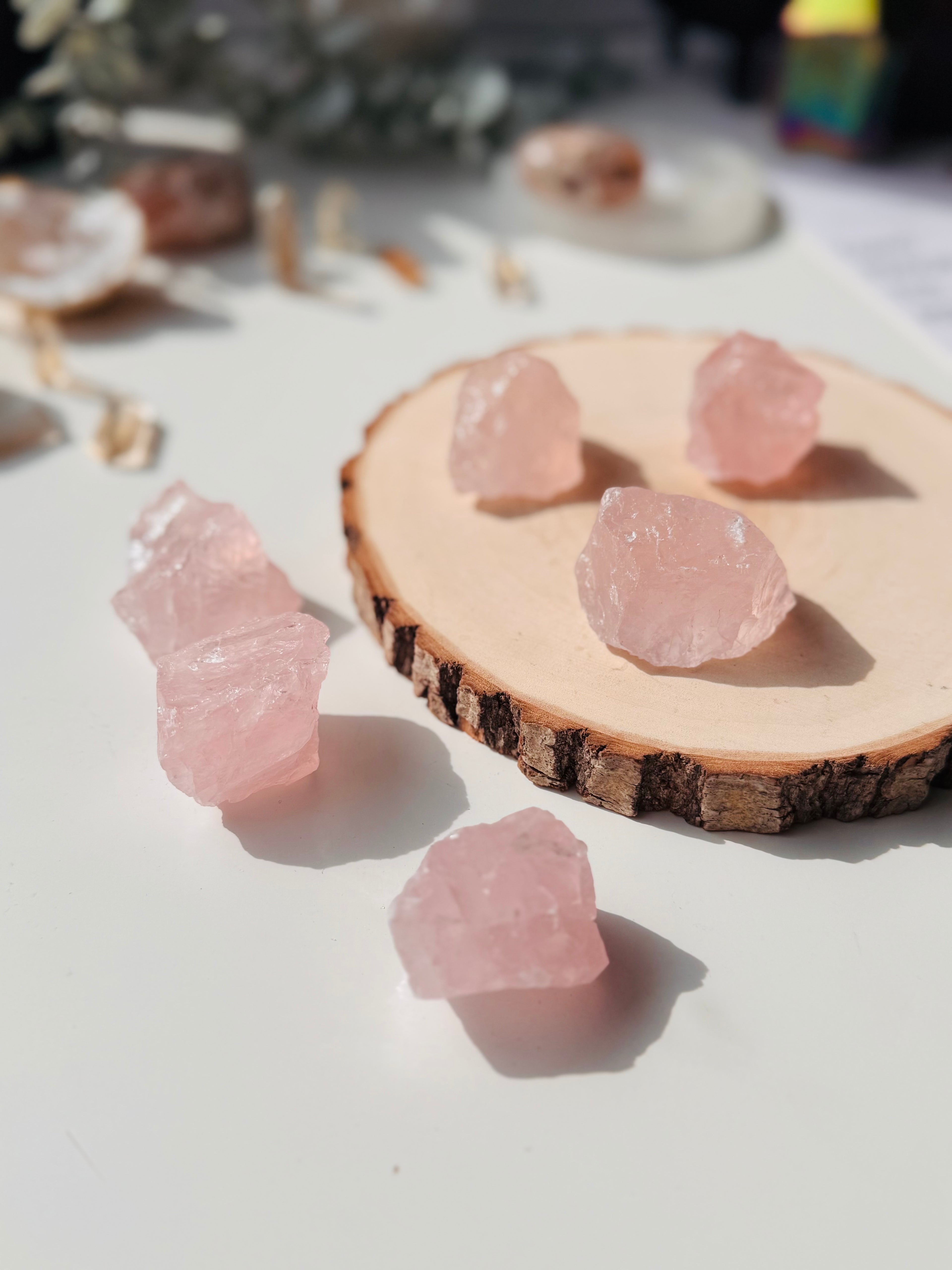 CUARZO ROSA EN BRUTO | AMOR | AUTOESTIMA