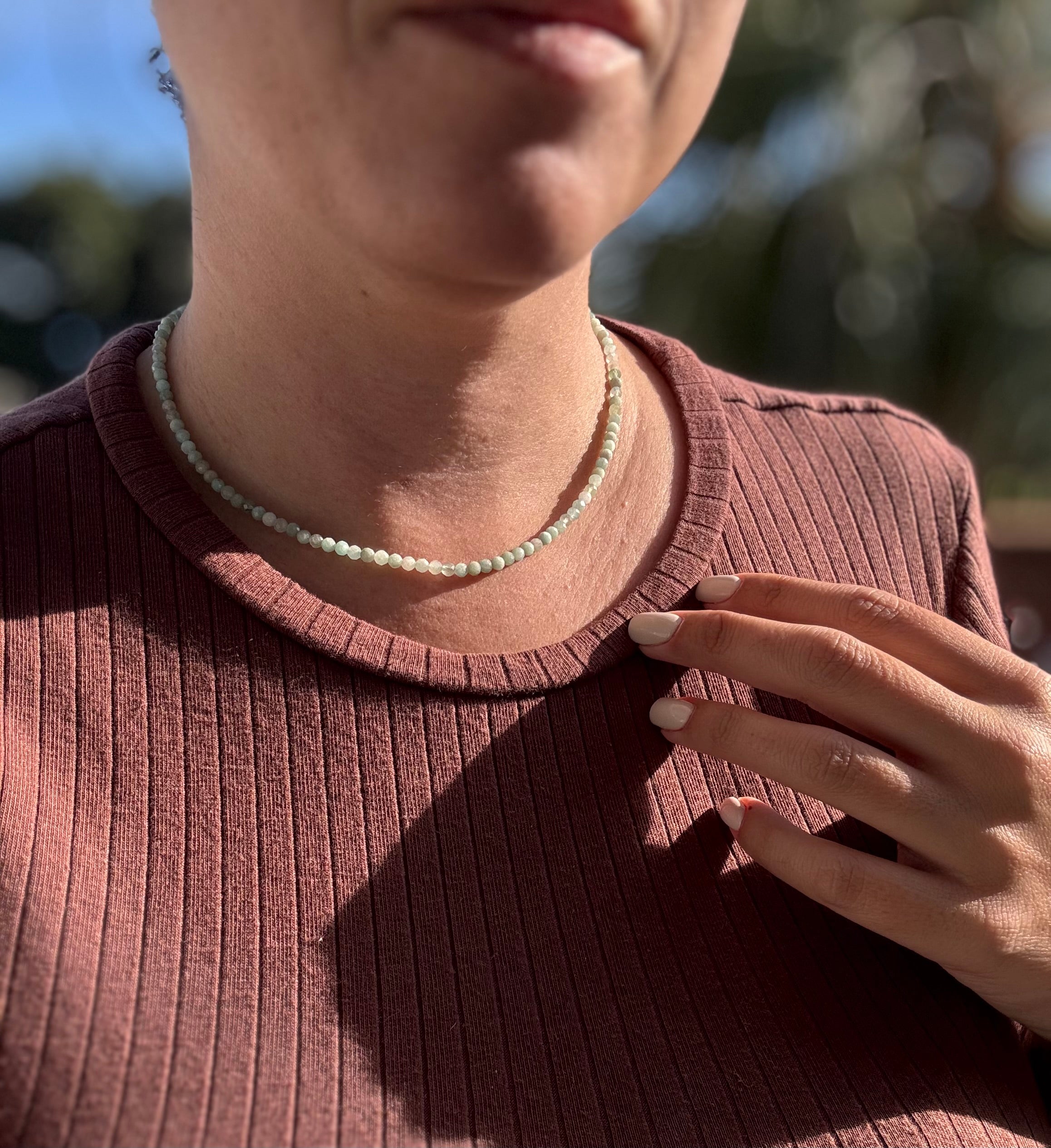 GARGANTILLA PIEDRA LUNA 🌙