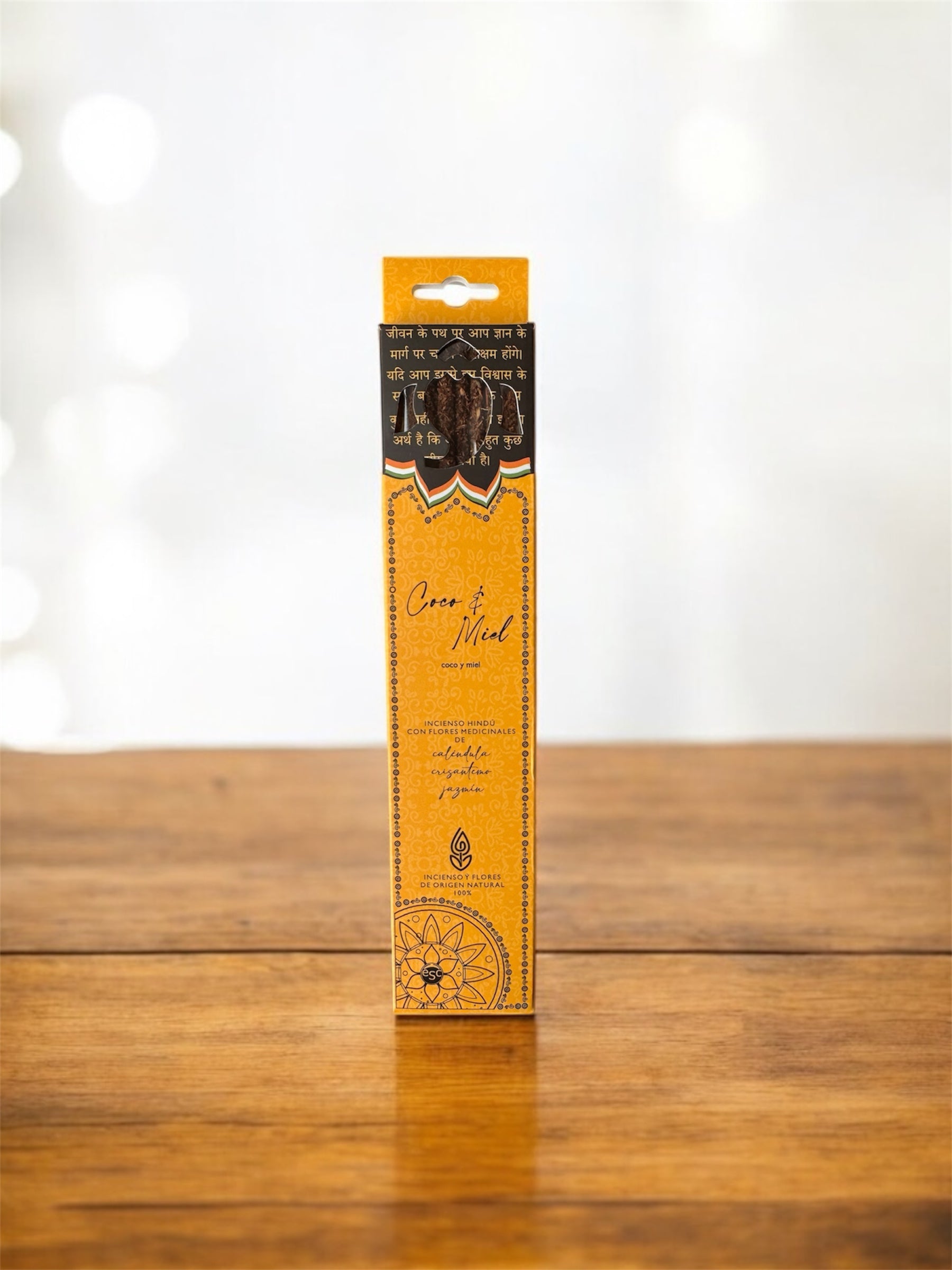 INCIENSO HINDÚ CON FLORES MEDICINALES | ELIGE AROMA