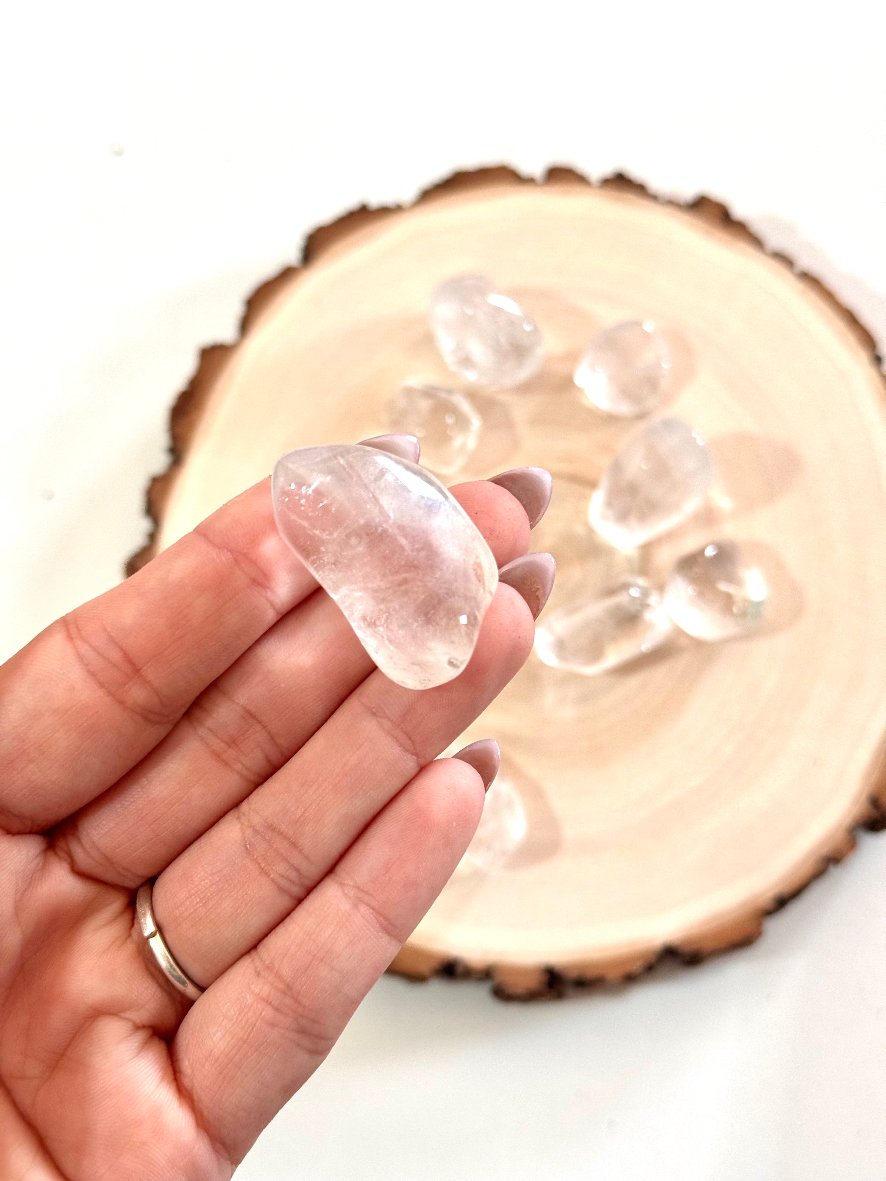 RODADO CUARZO | AMPLIFICA | PROTECCIÓN | CONEXIÓN ESPIRITUAL