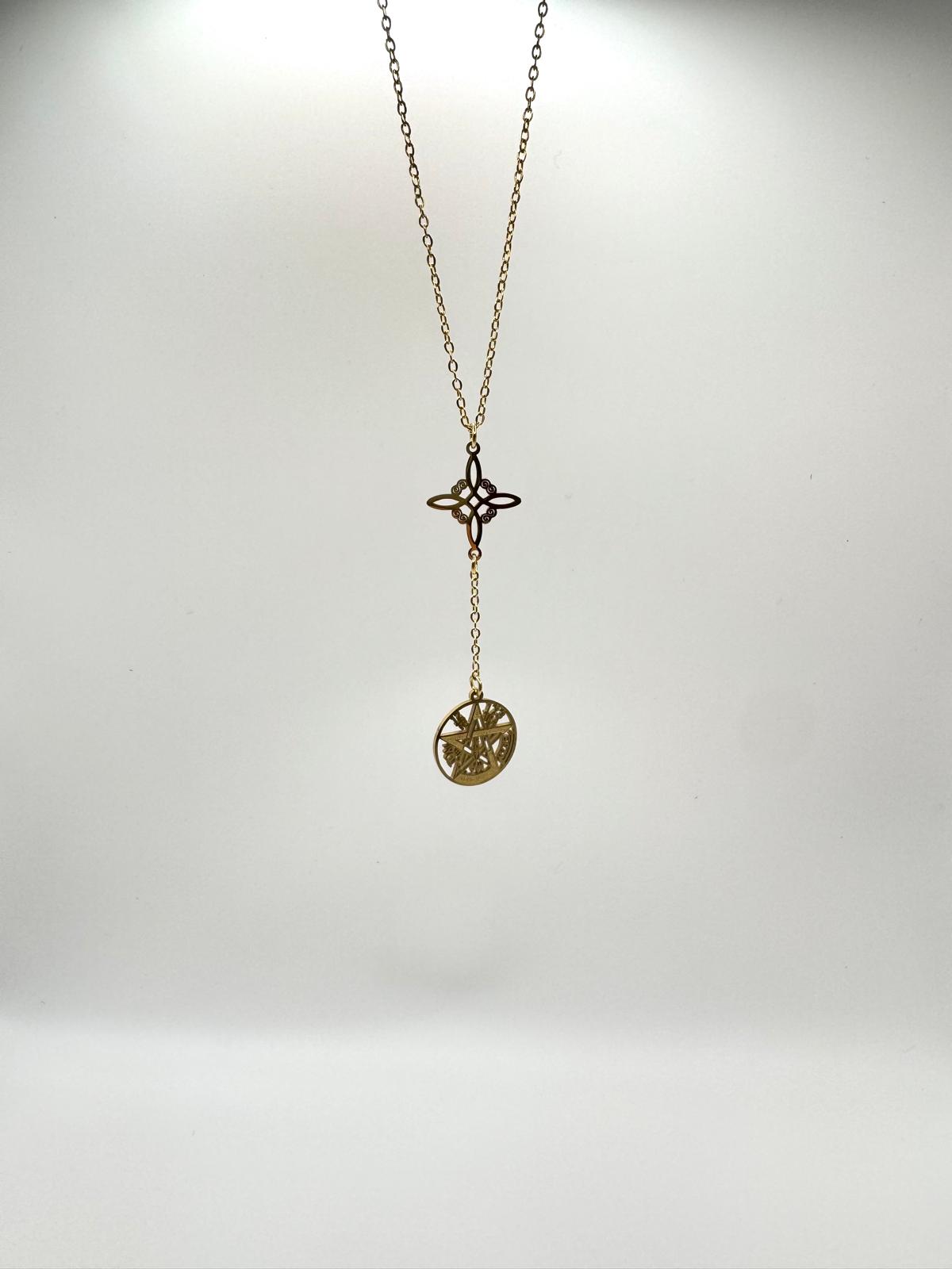 COLGANTE DOBLE PROTECCIÓN ACERO | ACTIVADO