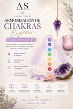 CURSO ARMONIZACIÓN DE CHAKRAS EXPRESS Equilibra tu energía en poco tiempo sin experiencia previa ni prácticas complicadas