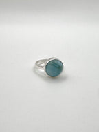 ANILLO PLATA LARIMAR AJUSTABLE | ELIGE MODELO