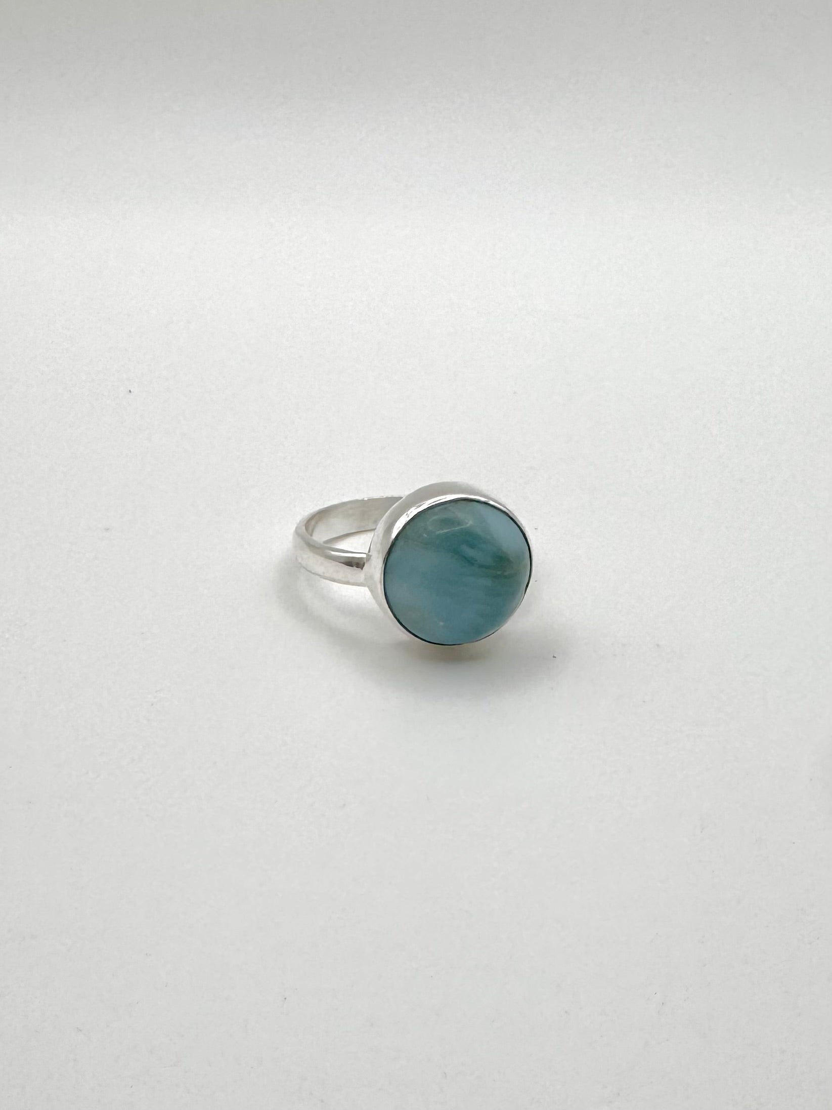ANILLO PLATA LARIMAR AJUSTABLE | ELIGE MODELO