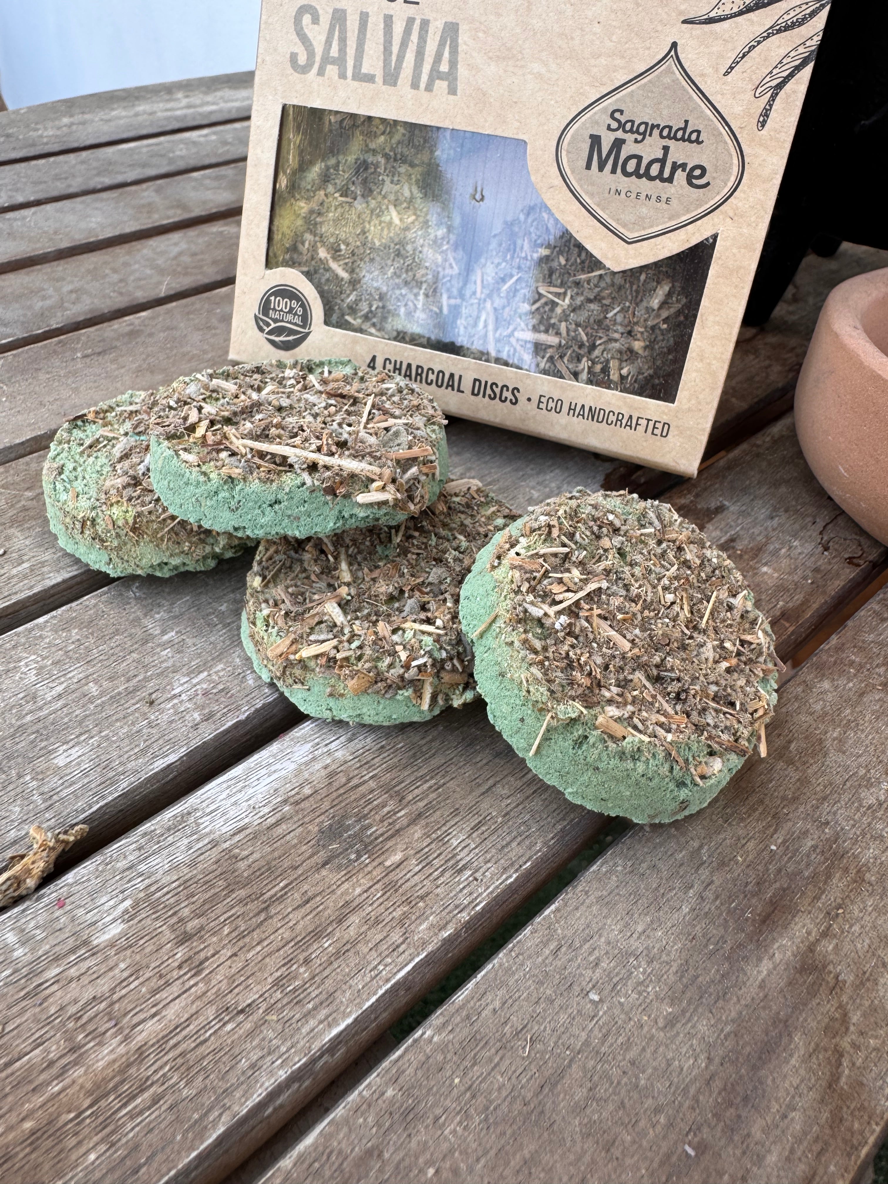 PASTILLAS DEFUMACION ACTIVADA SALVIA | LIMPIEZA