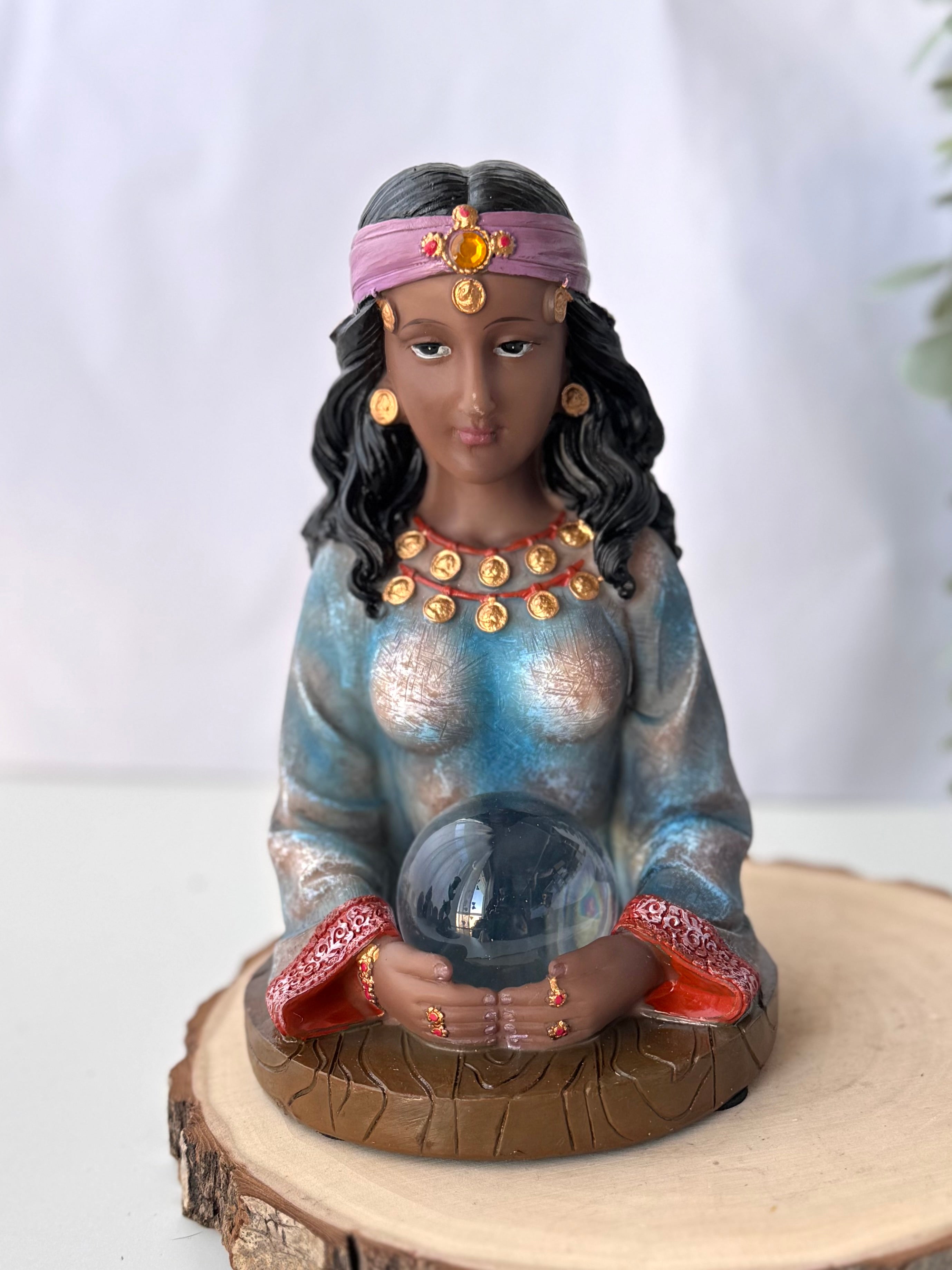 GITANA ADIVINA CON BOLA 16cm