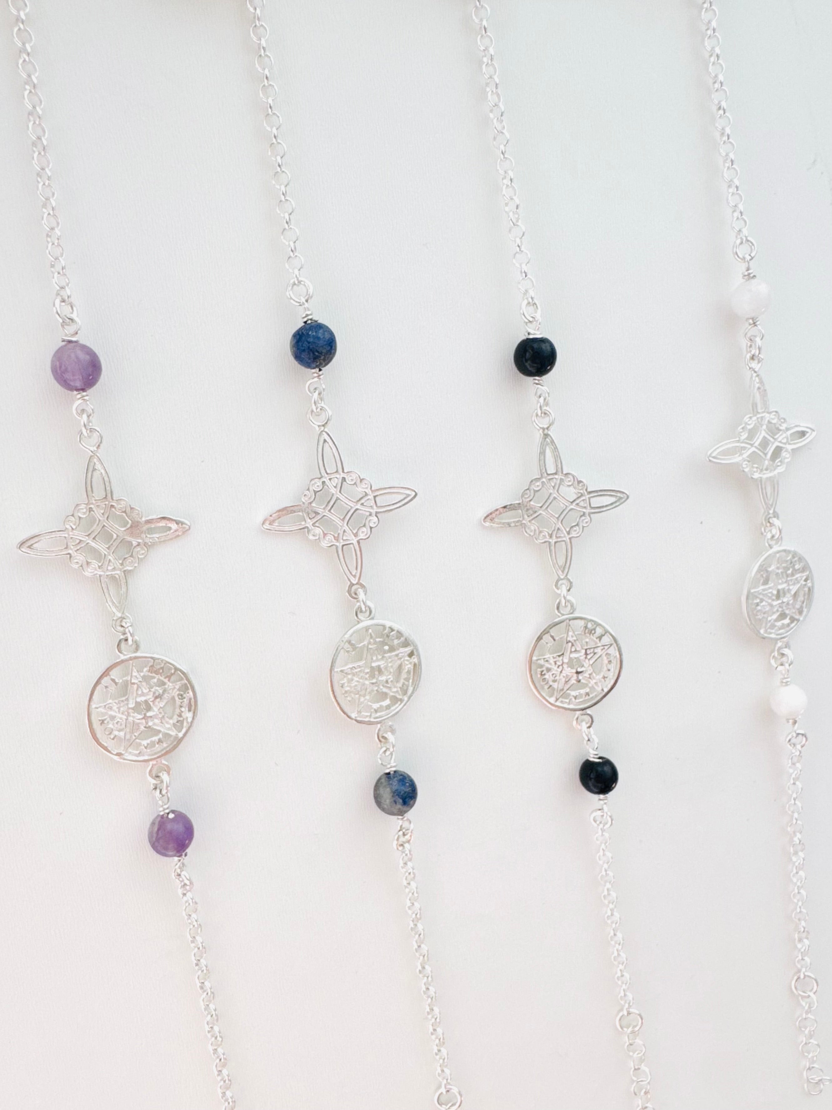 PULSERA DOBLE PROTECCIÓN CON MINERAL