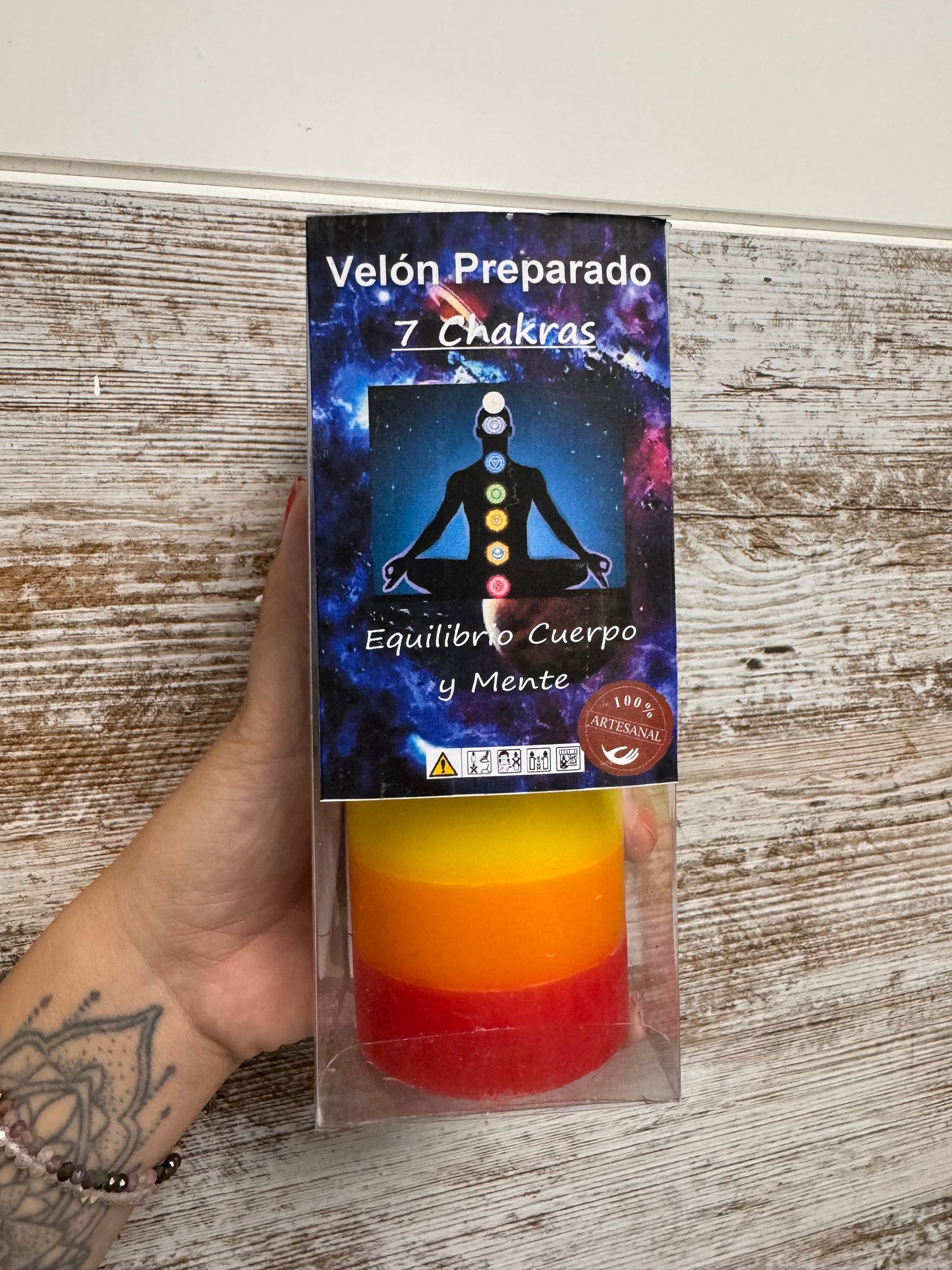 Velón 7 chakras