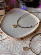 GARGANTILLA MANIFESTAR | OJO TIGRE Y CITRINO