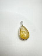 colgante citrino abundancia plata