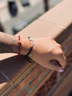 PULSERA DOBLE PROTECCIÓN MACRAMÉ AJUSTABLE