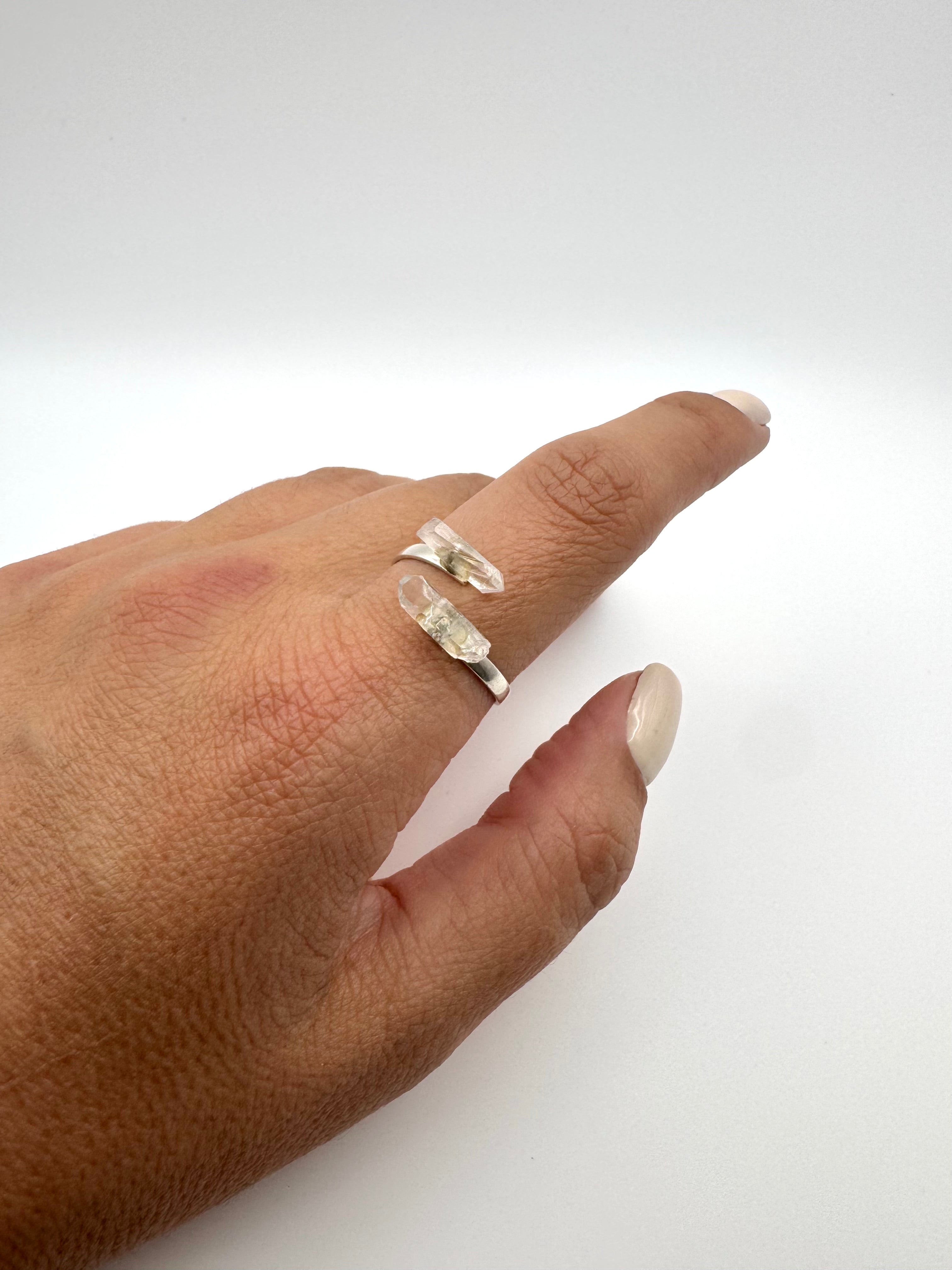 ANILLO CUARZO AMPLIFICADOR AJUSTABLE