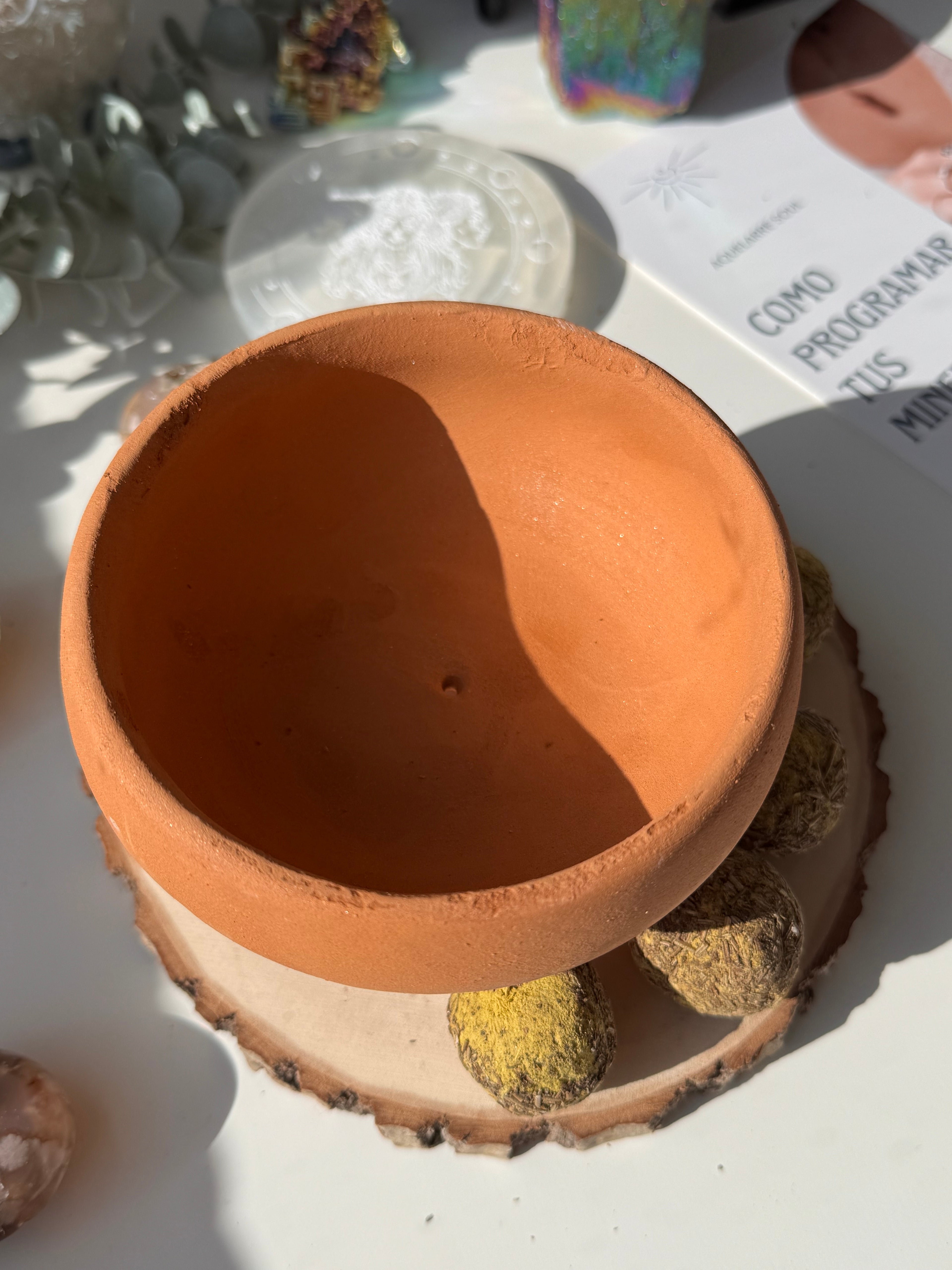 COPALERA CERÁMICA GRANDE TERRACOTA