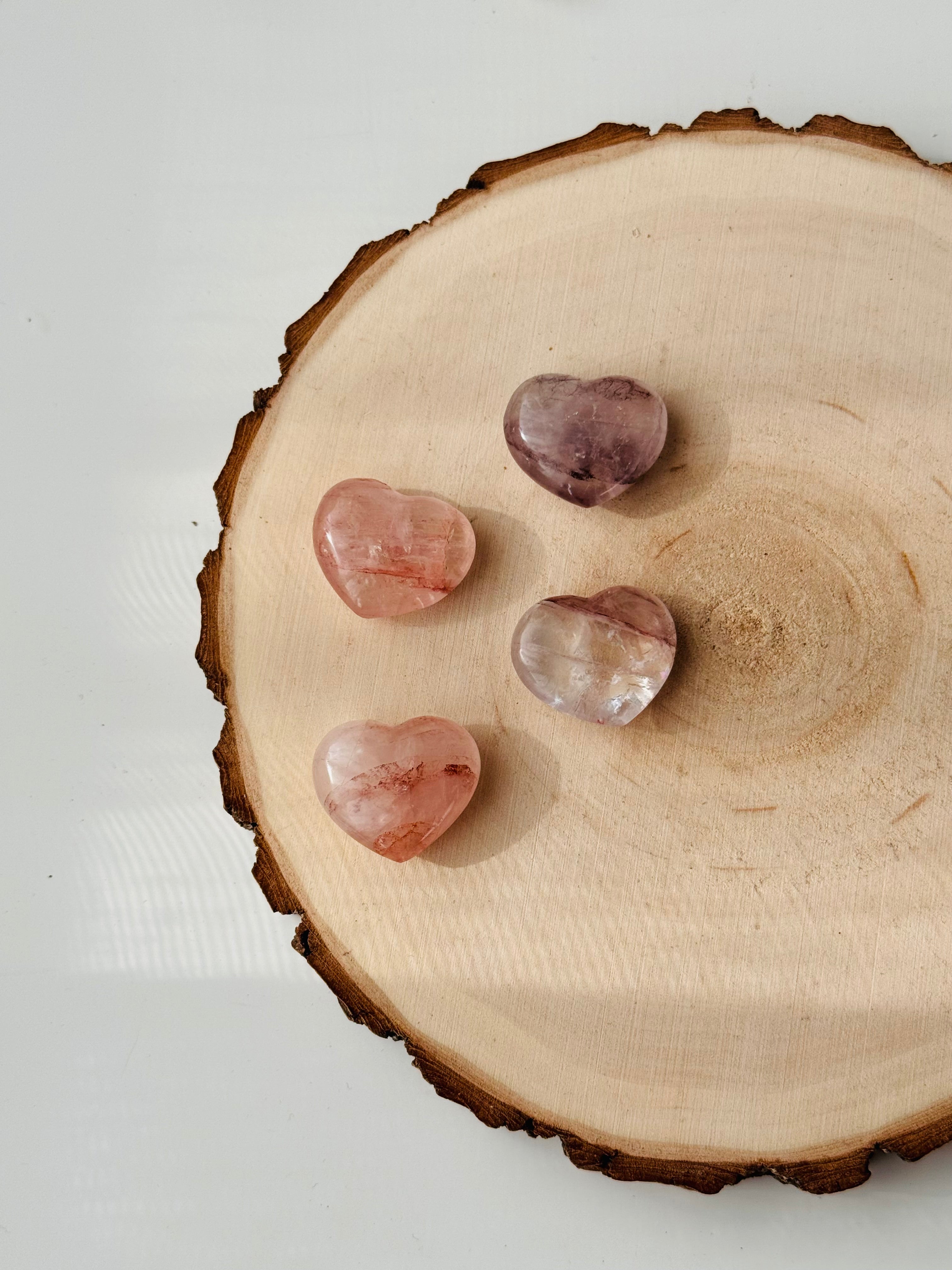 CORAZÓN MINI CUARZO FUEGO 20/25MM | Energía | Vitalidad | Motivación