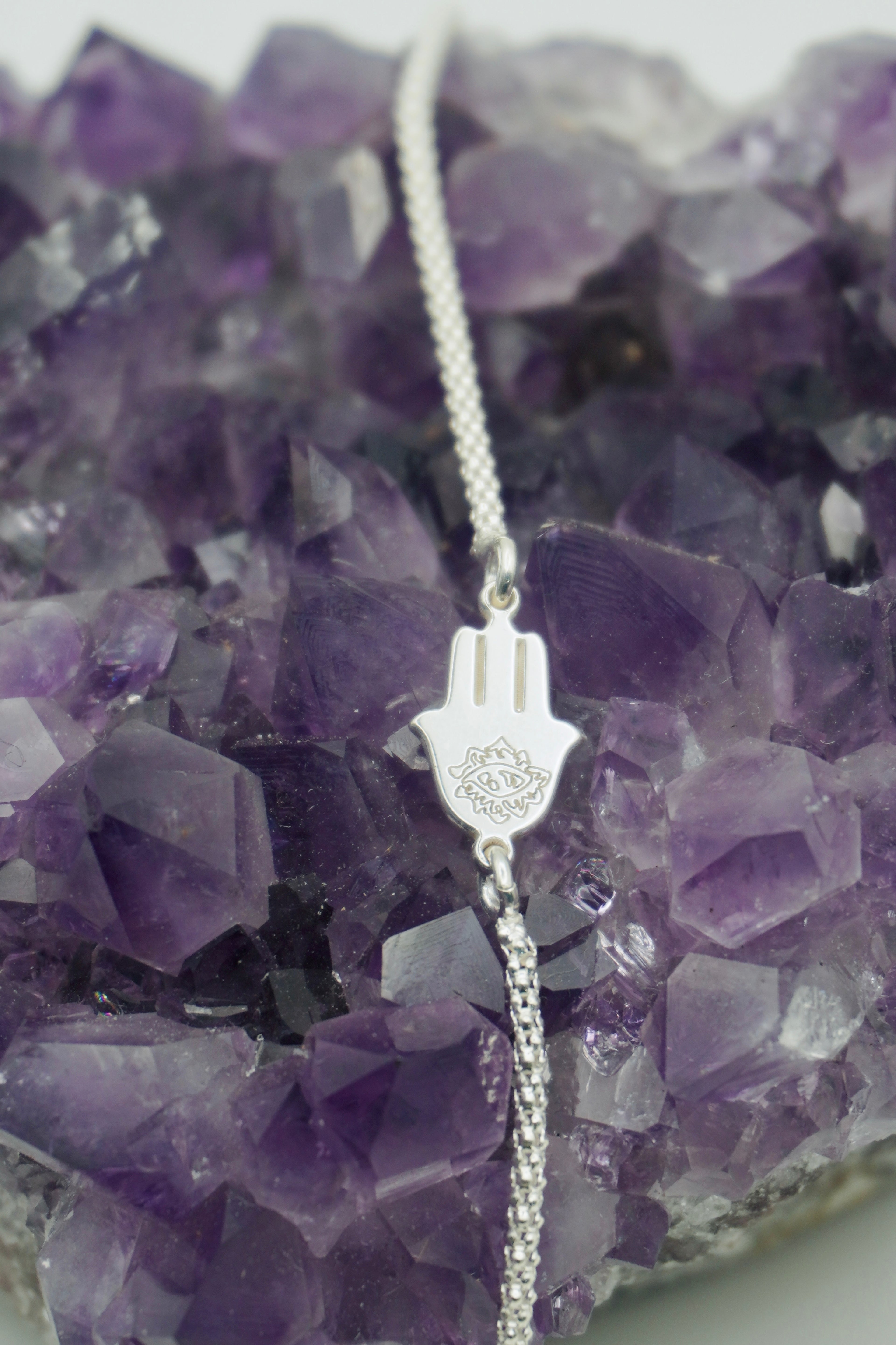 PULSERA MANO FATIMA PLATA