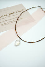 GARGANTILLA MANIFESTAR | OJO TIGRE Y CITRINO