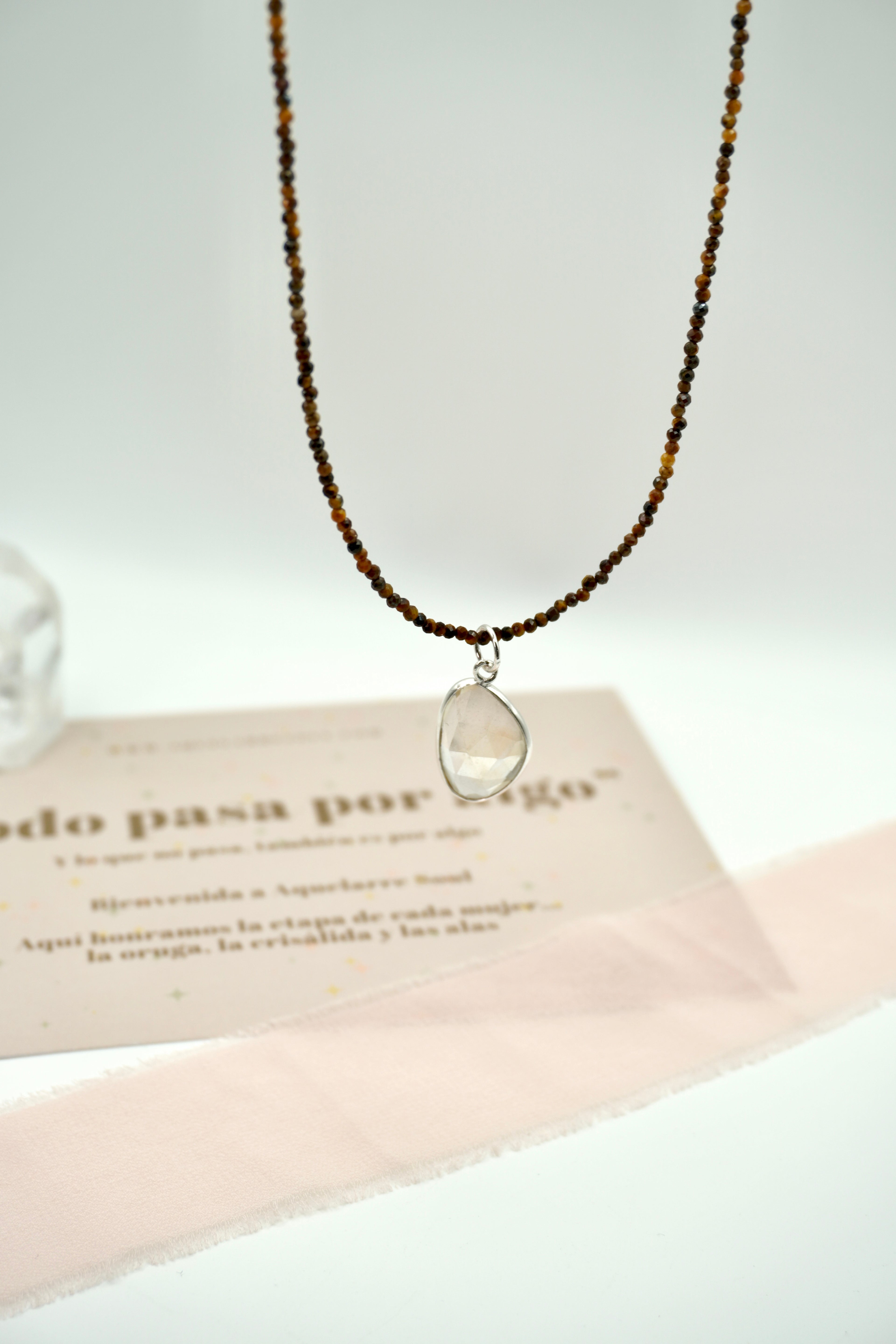 GARGANTILLA MANIFESTAR | OJO TIGRE Y CITRINO