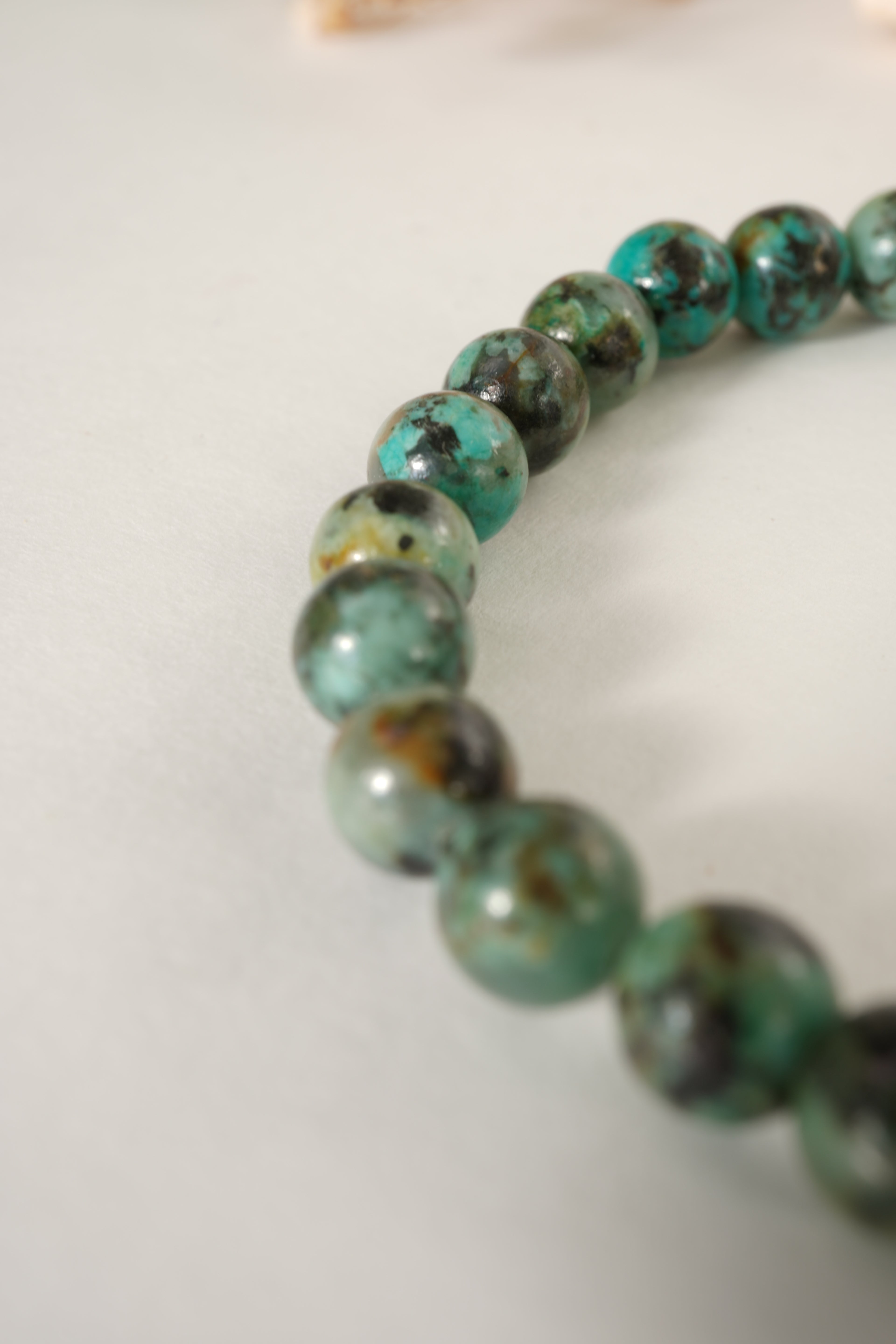 PULSERA ELÁSTICA CRECIMIENTO PERSONAL | TURQUESA AFRICANA