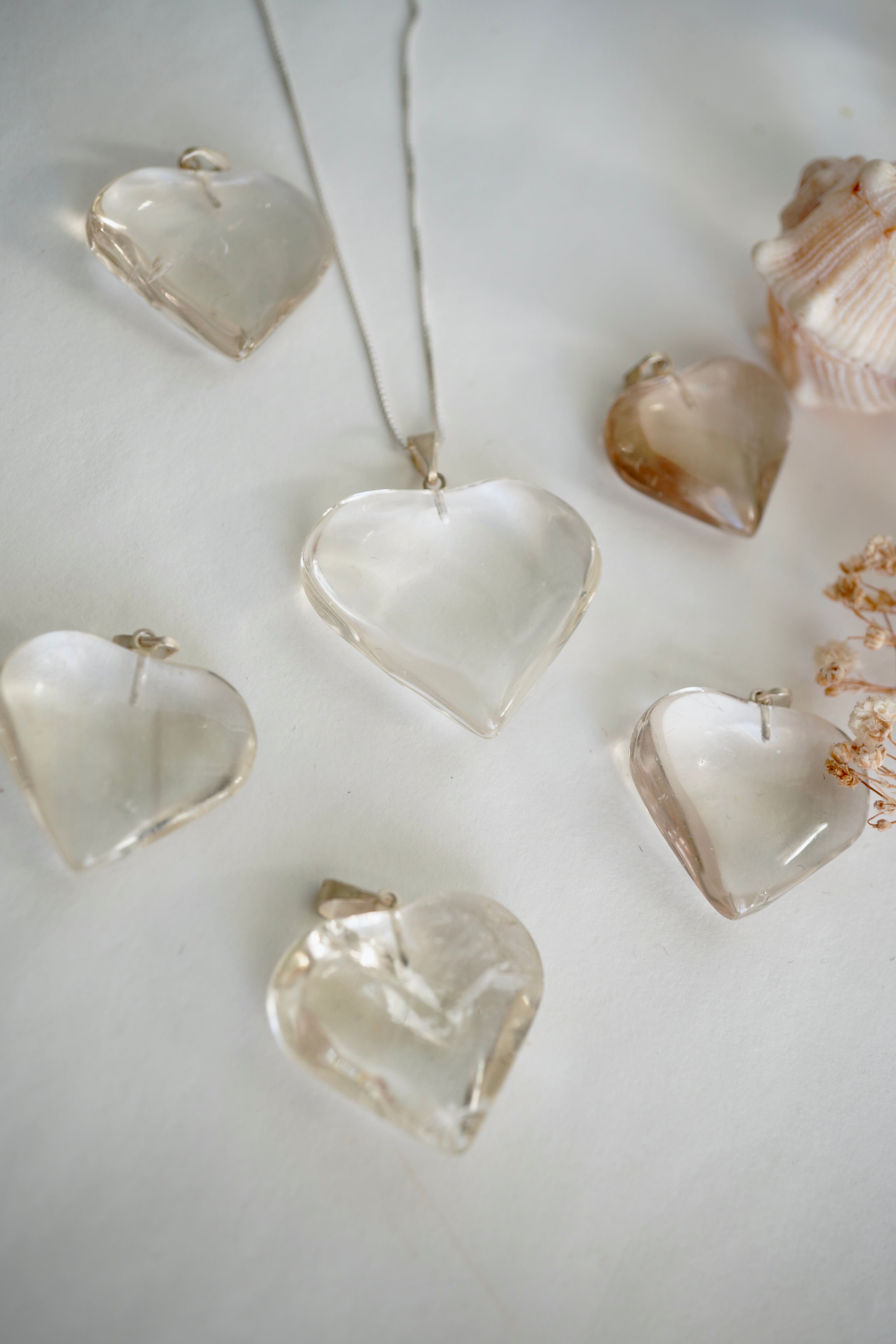 COLGANTE CORAZÍN DE CITRINO NATURAL