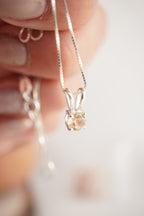 COLGANTE PUNTO DE LUZ CITRINO NATURAL