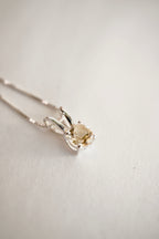 COLGANTE PUNTO DE LUZ CITRINO NATURAL