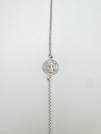 PULSERA DE PLATA | SAN BENITO | 20cm