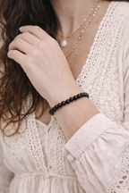 PULSERA AZABACHE 6mm | PROTECCIÓN ANCESTRAL