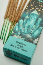 INCIENSO VARILLAS TRIBAL SOUL CRYSTAL MAGIC | AMAZONITA