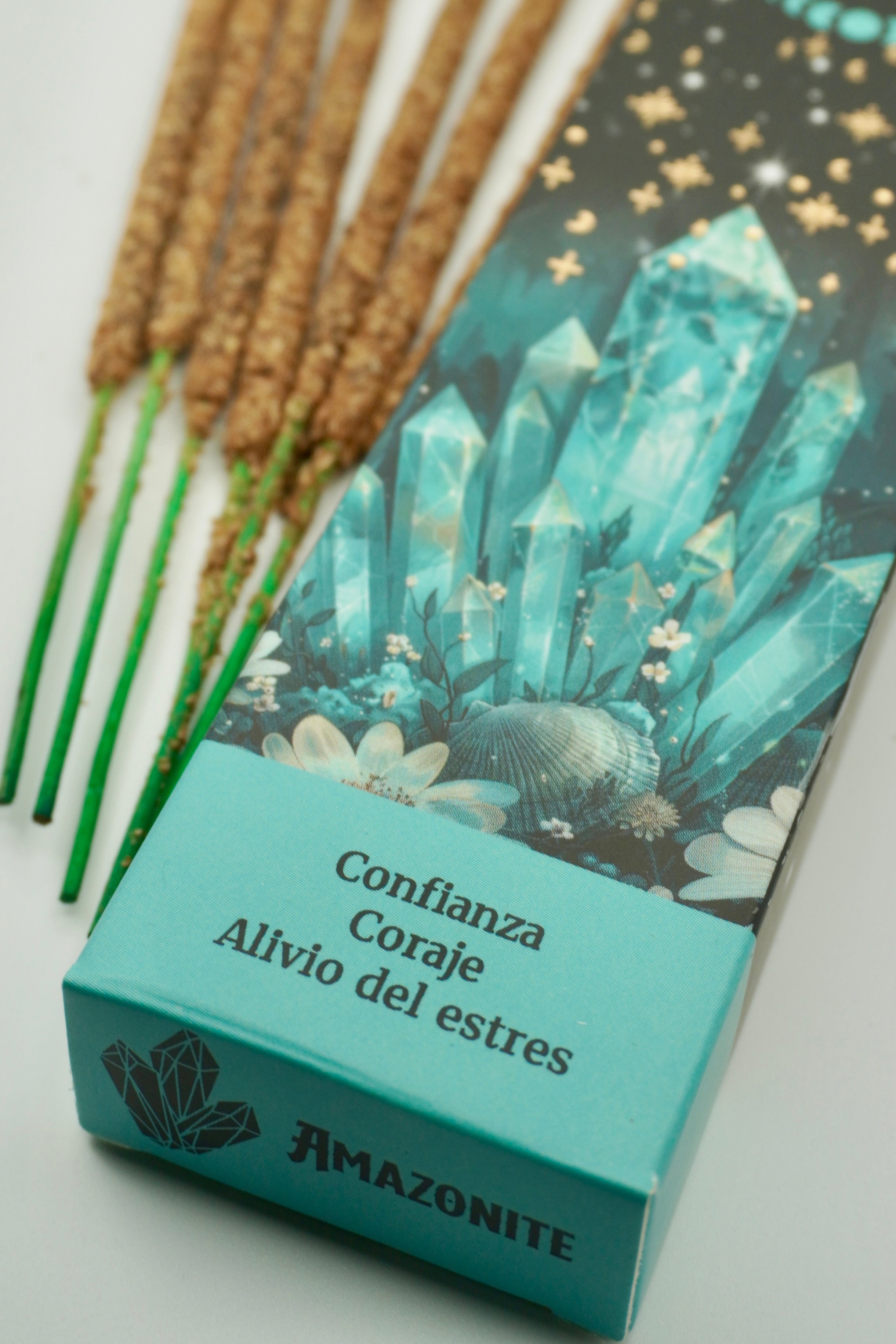 INCIENSO VARILLAS TRIBAL SOUL CRYSTAL MAGIC | AMAZONITA