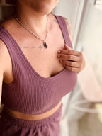 COLGANTE FACETADO TURMALINA | TRANSFORMACIÓN