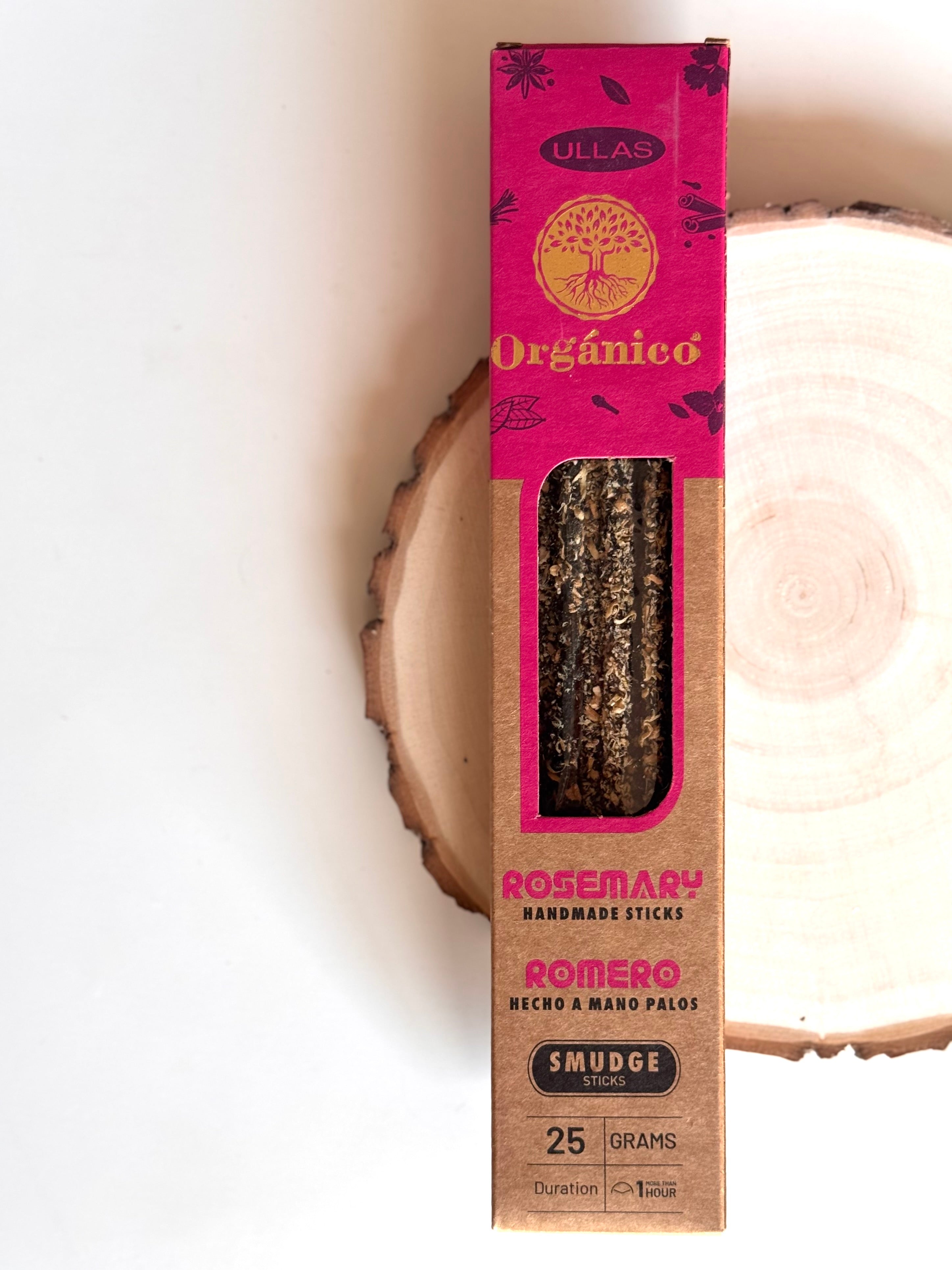 INCIENSO VARILLA ORGÁNICO ULLAS | ROMERO