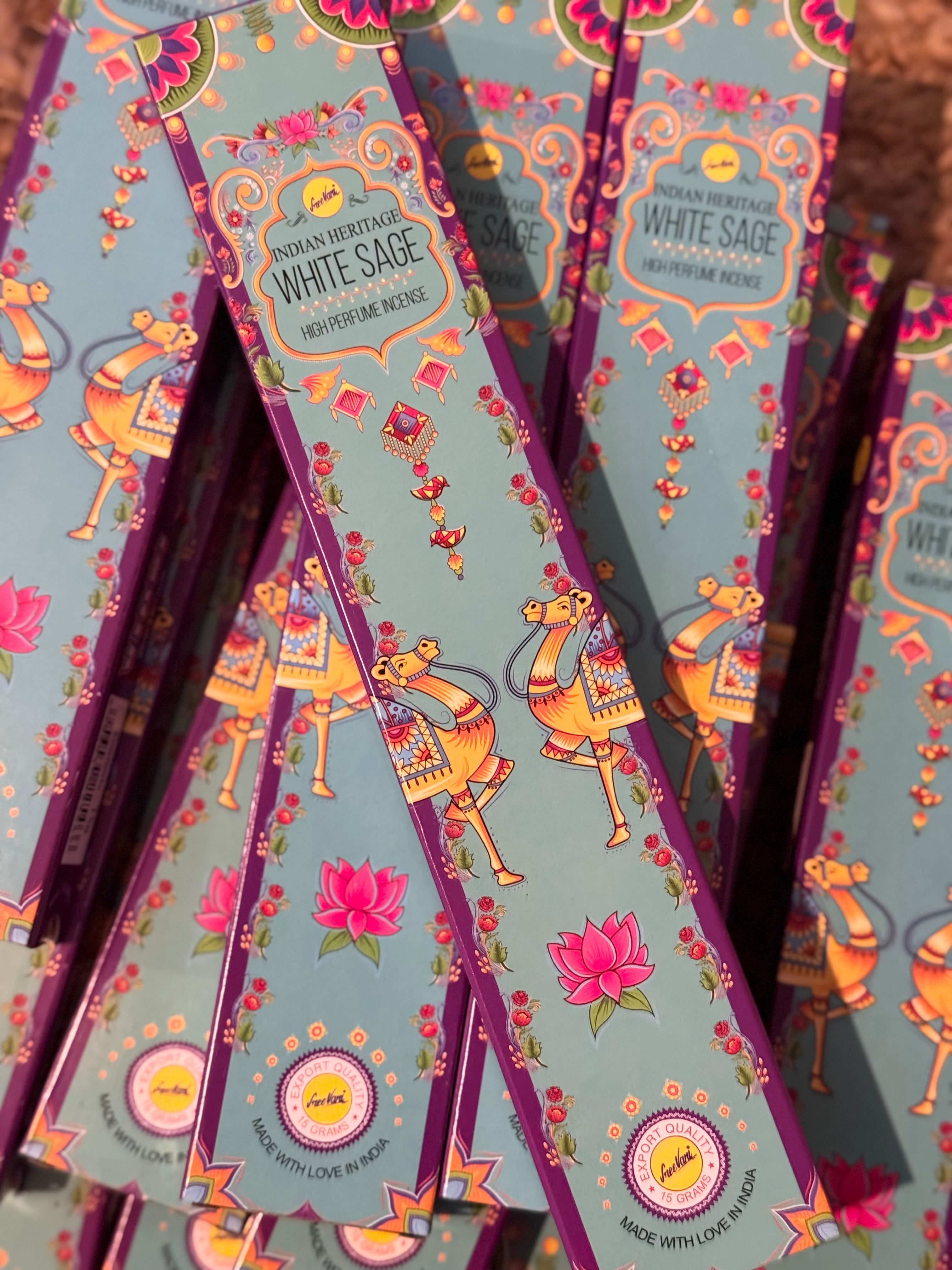INCIENSO INDIAN HERITAGE | SALVIA BLANCA15gr