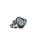 ANILLO DE CALCEDONIA EN PLATA 925 | ELIGE TALLA