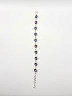 PULSERA TOPACIO MÍSTICO PLATA