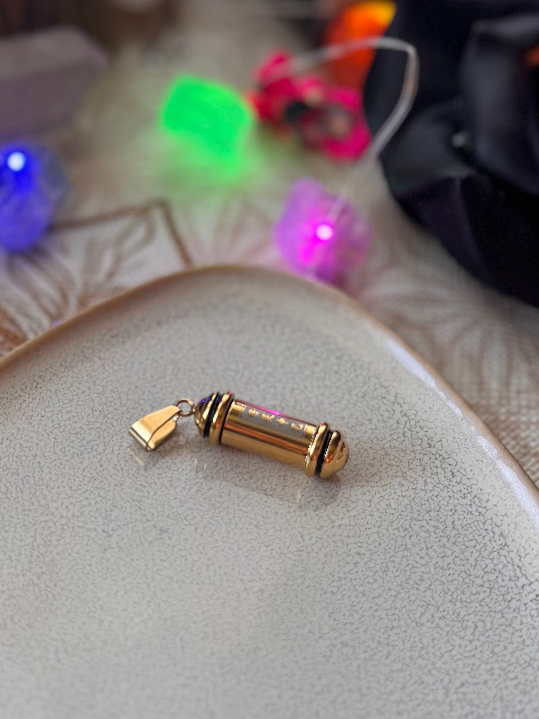 COFRE PORTADOR  DORADO | CÓDIGOS SAGRADOS | CHIPS | CENIZAS