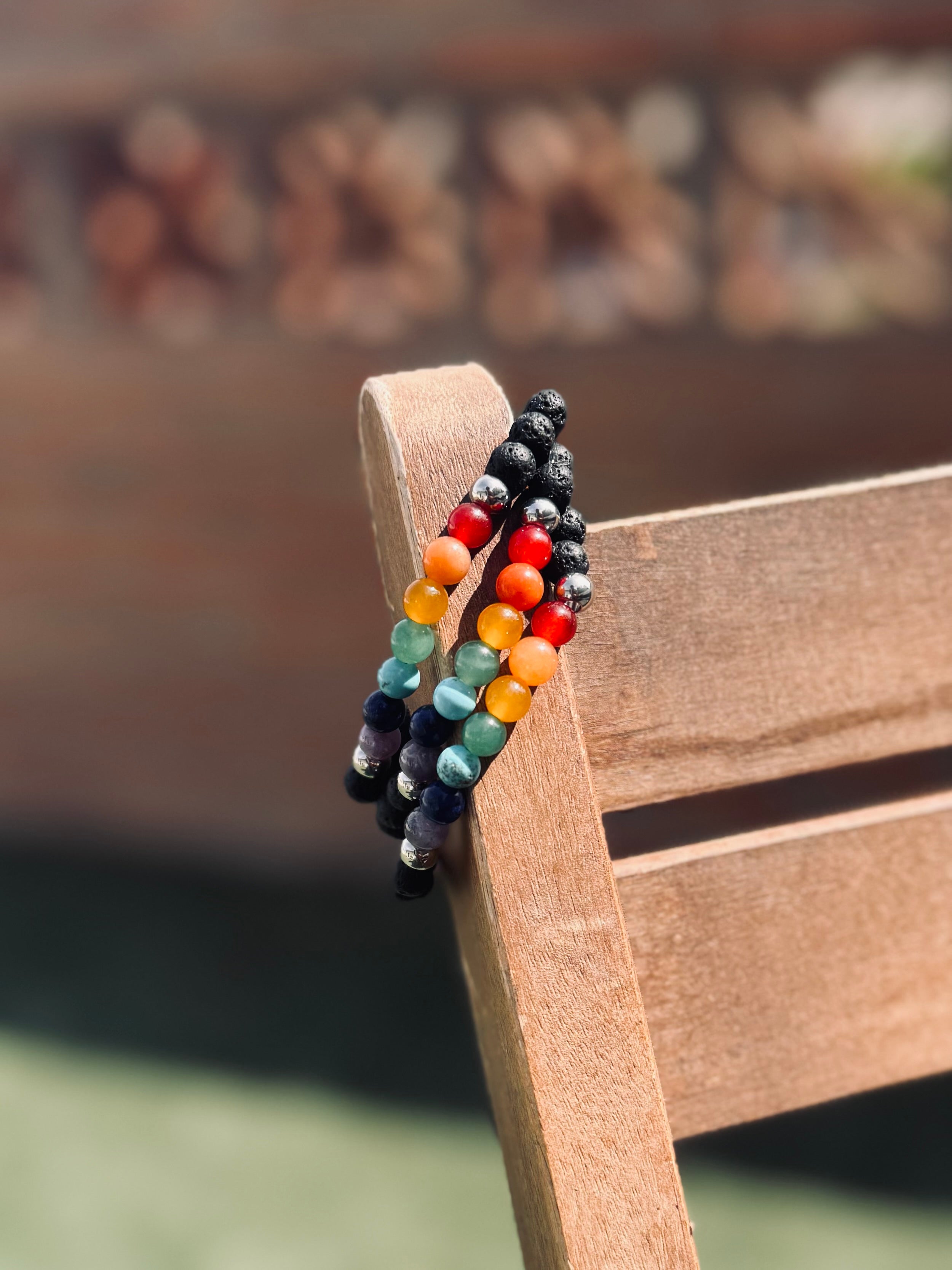 PULSERA ELÁSTICA EQUILIBRIO 7 CHAKRAS