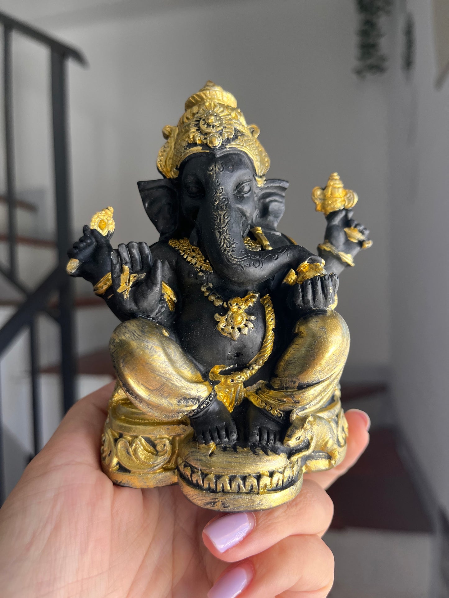 Ganesha negro/dorado