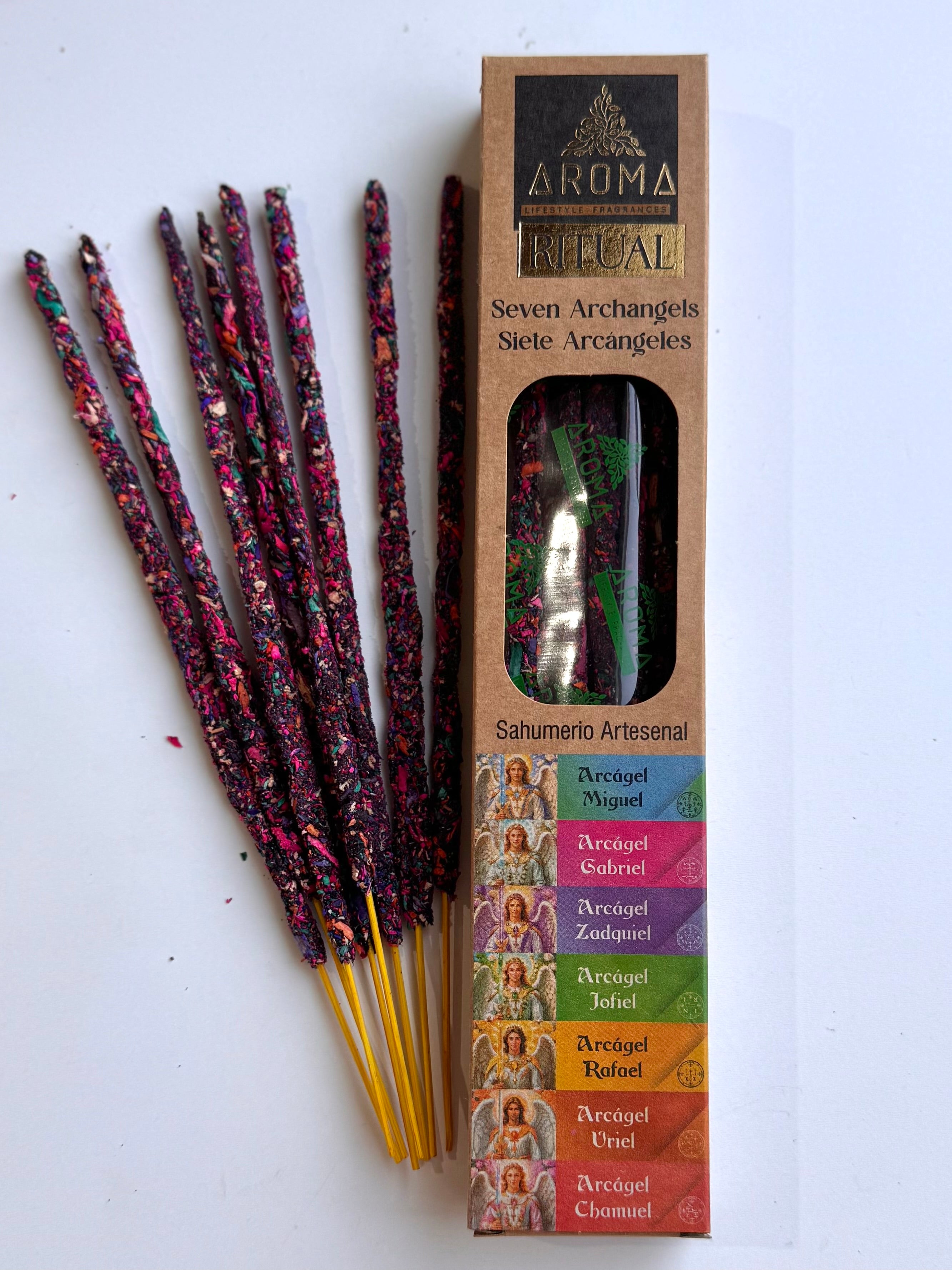 INCIENSO VARILLAS ORGANICO | 7 ARCÁNGELES
