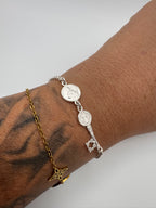 PULSERA TRIPLE PROTECCIÓN | LLAVE SAN BENITO Y MEDALLA SAN JUDAS