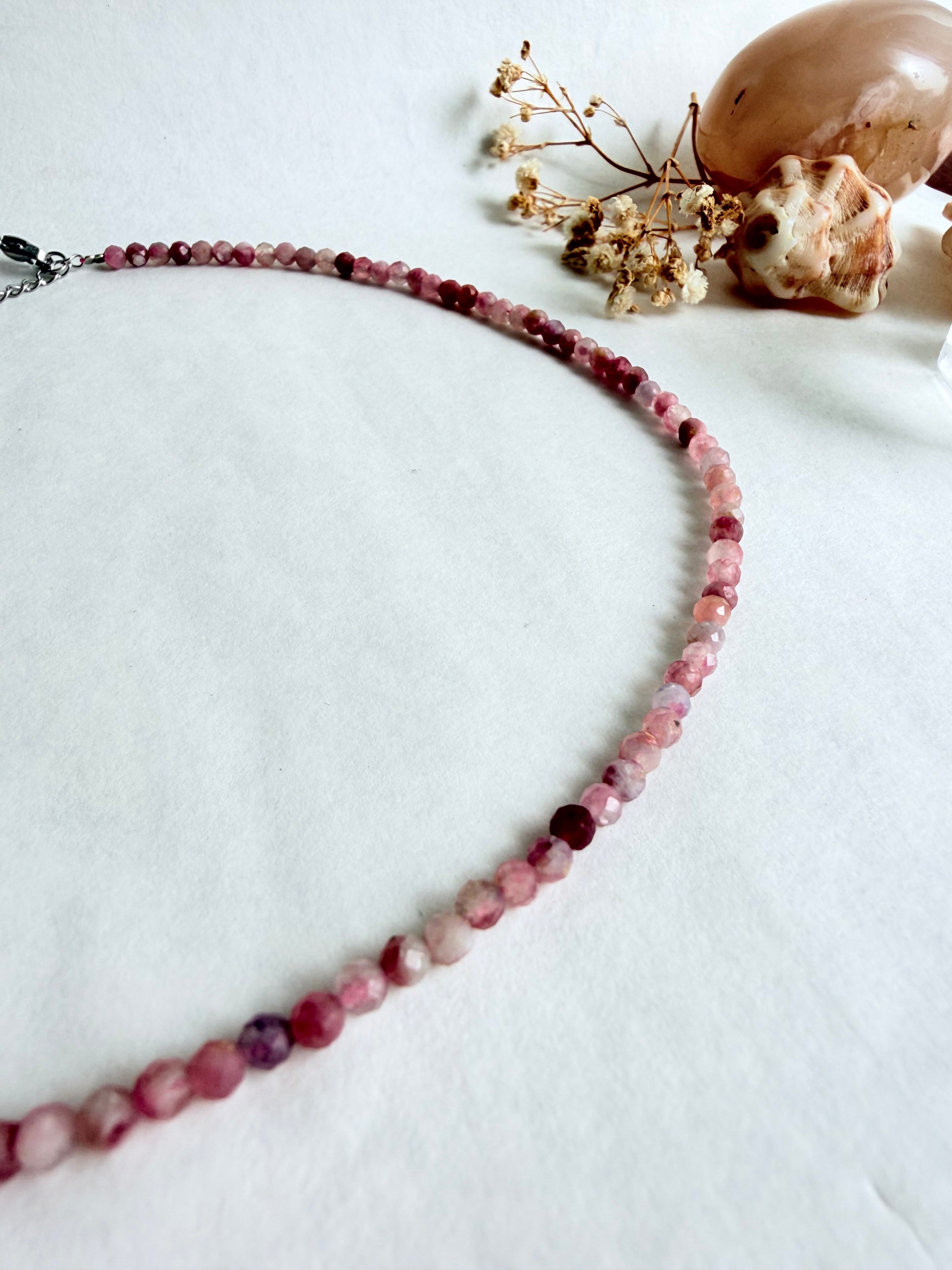 GARGANTILLA PROTECCIÓN DULCE | TURMALINA ROSA