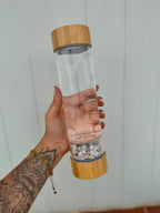 BOTELLA CRISTAL BAMBÚ + 1 BOLSA DE CHIPS 100g A ELEGIR