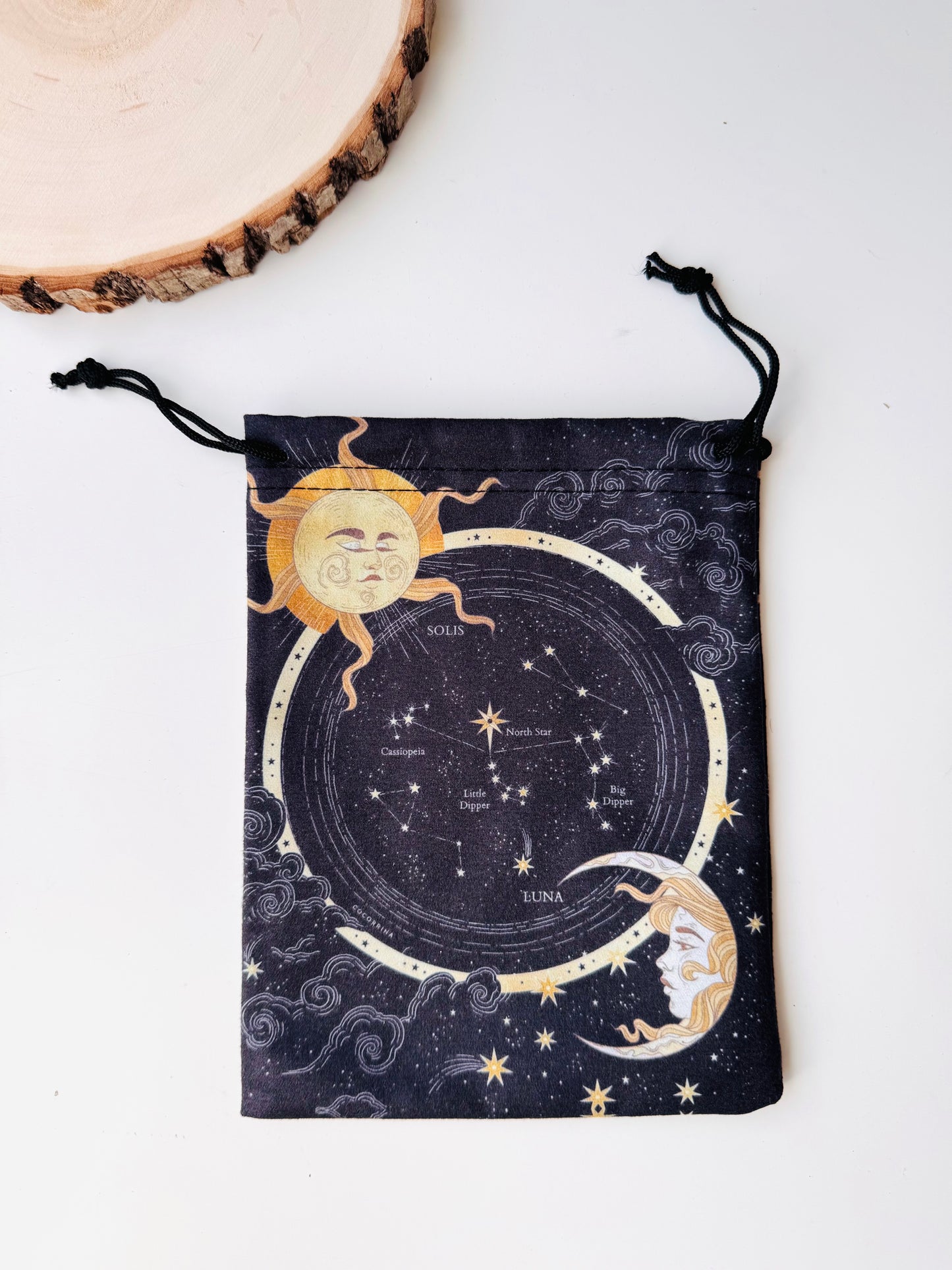 BOLSA PARA TAROT | SOL Y LUNA