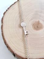 PULSERA DE PLATA| LLAVE DE SAN BENITO | ABRECAMINOS | PROTECCIÓN