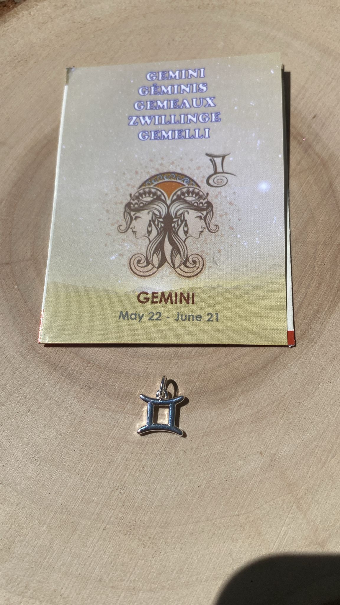 COLGANTE PLATA | GEMINIS