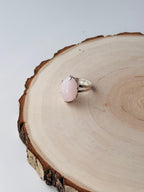 ANILLO AJUSTABLE PLATA DE LEY | CUARZO ROSA