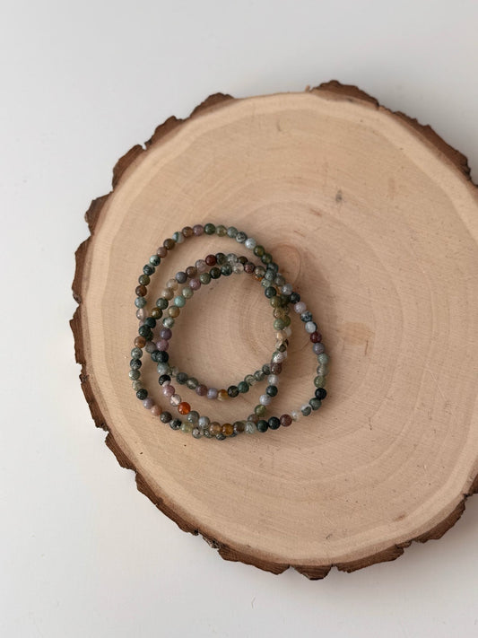 PULSERA AGATA INDIA | ENERGÍA POSITIVA | CALMANTE