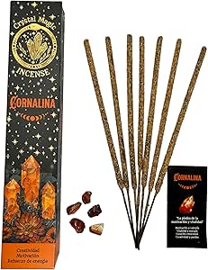 INCIENSO VARILLAS TRIBAL SOUL CRYSTAL MAGIC | CORNALINA