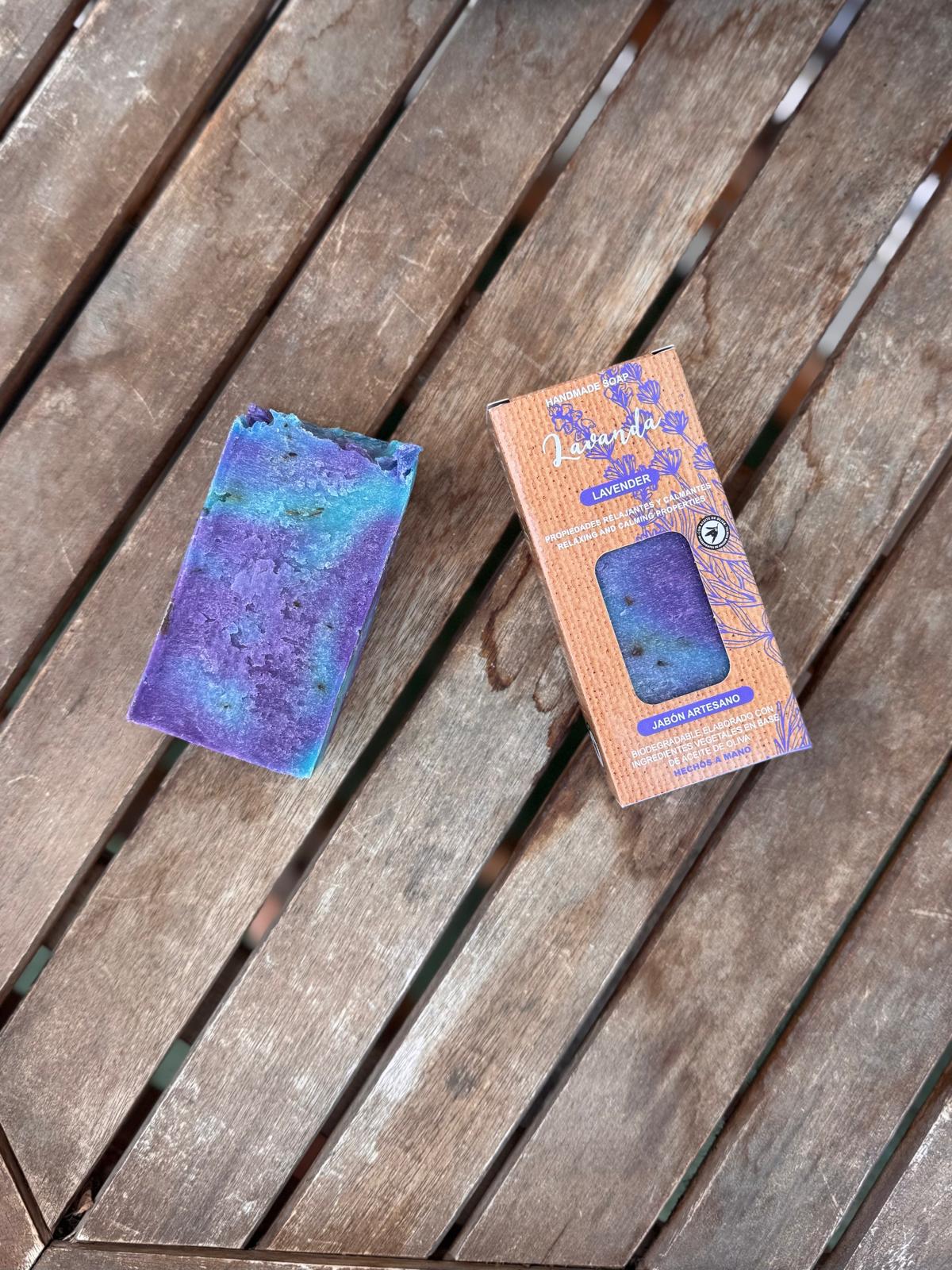 JABÓN ARTESANO LAVANDA | PAZ | CALMA